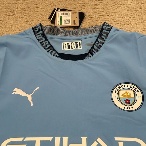 Men's Authentic Puma Manchester City Home Jersey 24/25 L NWT - Picture 2 of 6